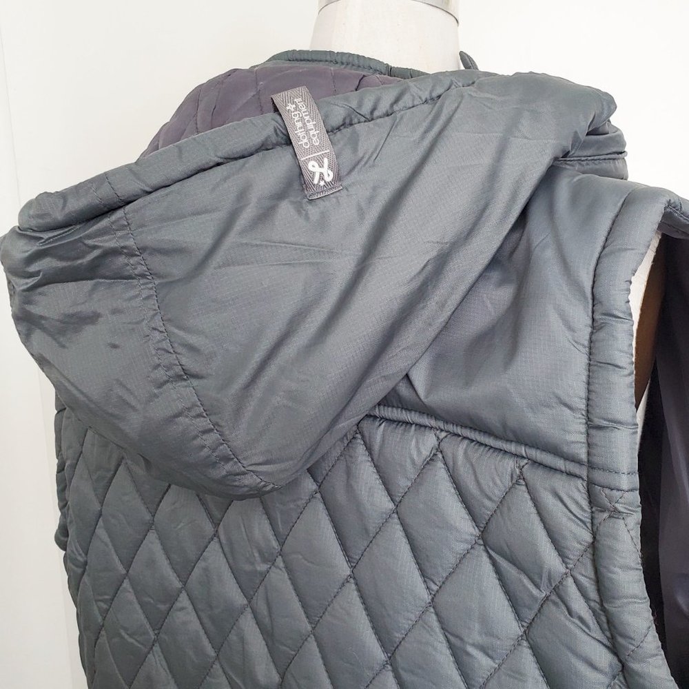 LRG Clothing Men's Grey Puffer Vest with Detachable Hood M - Picture 3 of 12